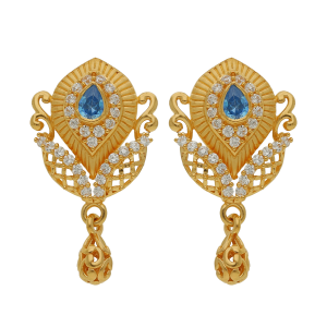 Trendy Glow Gold Earring Drops